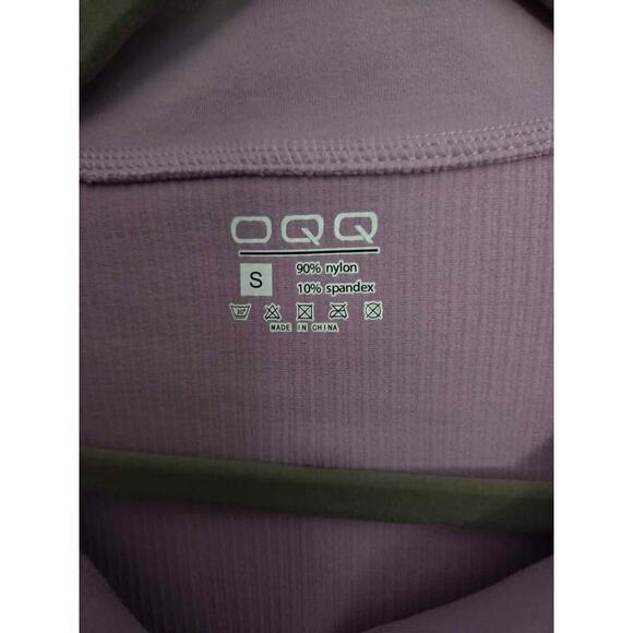 “OQQ Lavender Collared Bodysuit – Feminine & Flattering NEW/ SMALL - Picture 4 of 6